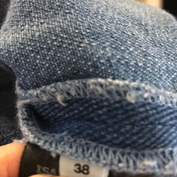 Isabel Marant Odelle Button Down Denim Skirt - Picture 6 of 7